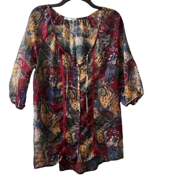 Women's Boho Lot Tops Dress Size Large - Picture 4 of 12